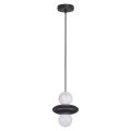 Lampa wisząca MARBLE biało-czarna 1*E27 344533 Goldlux