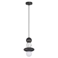 Lampa wisząca MARBLE 2 biało-czarna 1*E27 344557 Goldlux