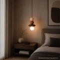 Lampa wisząca MARBLE 2 choco 1*E27 344762 Goldlux