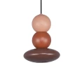Lampa wisząca MARBLE 2 choco 1*E27 344762 Goldlux