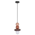 Lampa wisząca MARBLE 2 choco 1*E27 344762 Goldlux
