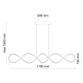 Lampa wisząca LED INFINITO XXL Gold 43W 4000K 343215 Goldlux