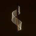 Lampa wisząca LED VELA 1 GOLD 4000K 343239 Goldlux
