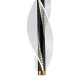 Lampa wisząca LED VALENTINA 1 BLACK + brokat 4000K 343246 Goldlux