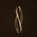 Lampa wisząca LED VALENTINA 1 BLACK + brokat 4000K 343246 Goldlux