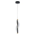 Lampa wisząca LED VALENTINA 1 BLACK + brokat 4000K 343246 Goldlux