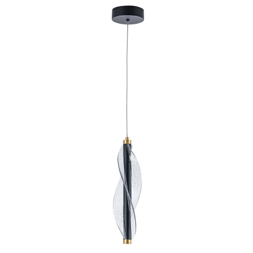 Lampa wisząca LED VALENTINA 1 BLACK + brokat 4000K 343246 Goldlux