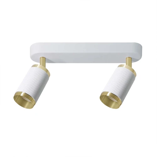 Lampa ścienno-sufitowa ALESSIA 2*GU10 biały + złoty 344304 Goldlux