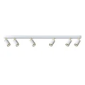 Lampa ścienno-sufitowa ALESSIA 6*GU10 biały + złoty / możliwość stosowania włącznika dwubiegunowego 4+2 344342 Goldlux