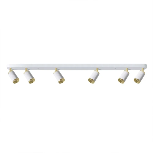 Lampa ścienno-sufitowa ALESSIA 6*GU10 biały + złoty / możliwość stosowania włącznika dwubiegunowego 4+2 344342 Goldlux