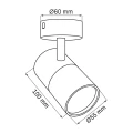 Lampa ścienno-sufitowa SORELLA 1*GU10 Kaszmir+Gold 343567 Goldlux