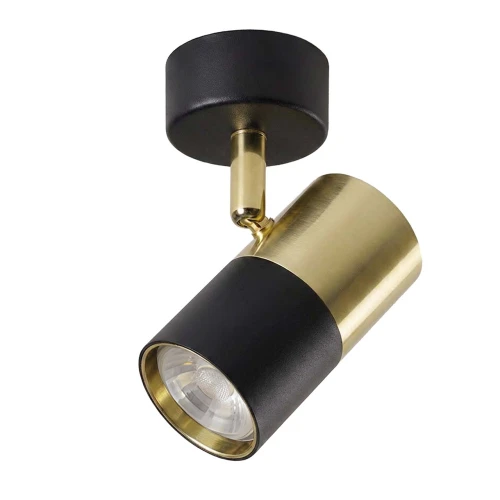 Lampa ścienno-sufitowa SORELLA 1*GU10 Black+Gold 343635 Goldlux