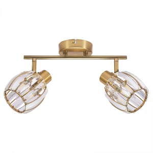 Lampa ścienno-sufitowa ALANYA Gold 2*E14 344045 Goldlux