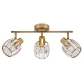 Lampa ścienno-sufitowa ALANYA Gold 3*E14 / możliwość stosowania włącznika dwubiegunowego 1+2 344052 Goldlux