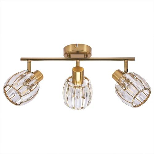 Lampa ścienno-sufitowa ALANYA Gold 3*E14 / możliwość stosowania włącznika dwubiegunowego 1+2 344052 Goldlux