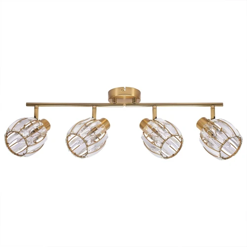 Lampa ścienno-sufitowa ALANYA Gold 4*E14 / możliwość stosowania włącznika dwubiegunowego 2+2 344069 Goldlux