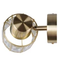 Lampa ścienno-sufitowa ZAHARA GOLD 1*E27 z kryształem 336958 Goldlux