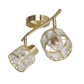Lampa ścienno-sufitowa ZAHARA GOLD 2*E27 z kryształem 336965 Goldlux