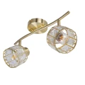 Lampa ścienno-sufitowa ZAHARA GOLD 2*E27 z kryształem 336965 Goldlux