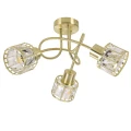 Lampa sufitowa ZAHARA GOLD 3*E27 z kryształem 336972 Goldlux