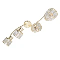 Lampa ścienno-sufitowa ZAHARA GOLD 4*E27 z kryształem 336989 Goldlux
