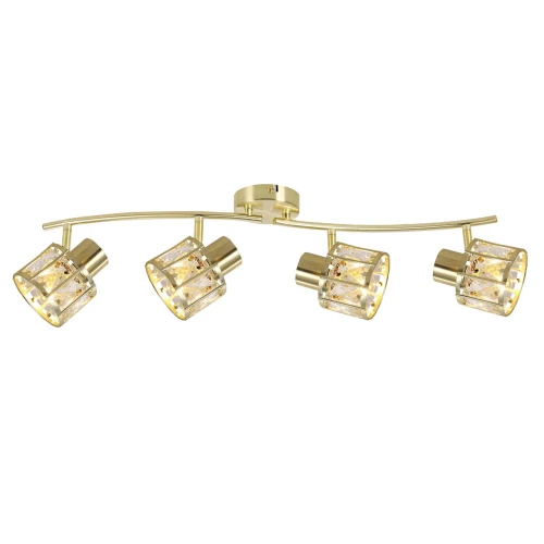 Lampa ścienno-sufitowa ZAHARA GOLD 4*E27 z kryształem 336989 Goldlux