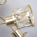 Lampa sufitowa ZAHARA GOLD 5*E27 z kryształem 336996 Goldlux