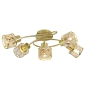 Lampa sufitowa ZAHARA GOLD 5*E27 z kryształem 336996 Goldlux