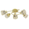 Lampa sufitowa ZAHARA GOLD 5*E27 z kryształem 336996 Goldlux