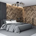 Lampa sufitowa ZAHARA 5*E27, czarno-złota z kryształem 336804 Goldlux