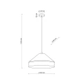 ELISS JUTA BROWN LAMPA WISZACA 1XE27  500 - 10895 TK Lighting