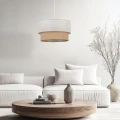 DUO LINEN JUTA LAMPA WISZACA 1XE27  450 - 10901 TK Lighting