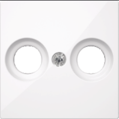 MERTEN  MTN4122-0325 BIAŁY POKRYWA GNIAZDA ANTENOWEGO PODWÓJNEGO