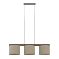 VIGA SHADE ORZECH LAMPA WISZĄCA 3XE27 - 11843 TK Lighting