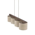 VIGA SHADE ORZECH LAMPA WISZĄCA 4XE27 - 11844 TK Lighting
