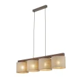 VIGA SHADE ORZECH LAMPA WISZĄCA 4XE27 - 11844 TK Lighting