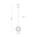 BALLO ORZECH LAMPA WISZĄCA 1XE14 - 11837 TK Lighting