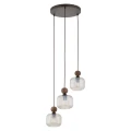 BALLO ORZECH LAMPA WISZĄCA 3XE14 KOŁO - 11838 TK Lighting