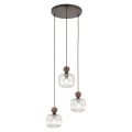 BALLO ORZECH LAMPA WISZĄCA 3XE14 KOŁO - 11838 TK Lighting