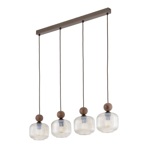 BALLO ORZECH LAMPA WISZĄCA 4XE14 LISTWA - 11839 TK Lighting