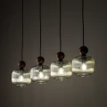 BALLO ORZECH LAMPA WISZĄCA 4XE14 LISTWA - 11839 TK Lighting