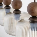 BALLO ORZECH LAMPA WISZĄCA 4XE14 LISTWA - 11839 TK Lighting