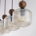 BALLO ORZECH LAMPA WISZĄCA 4XE14 LISTWA - 11839 TK Lighting