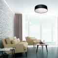 Plafon Alto czarny tkanina 40cm Light Prestige