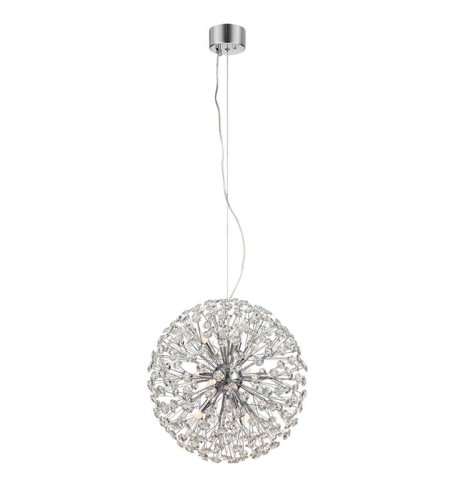 Lampa wisząca BOLID chrom/przezroczysty 108101 Markslojd