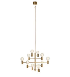 Lampa wisząca PARIS w kolorze mosiądzu - styl skandynawski Markslojd