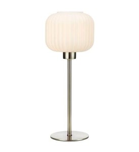 Lampa stołowa SOBER biały/stal 108121 Markslojd