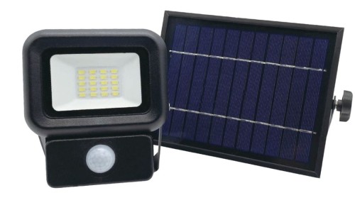 Naswietlacz halogen LED 10W solarny z czujnikiem ruchu i zmierzchu