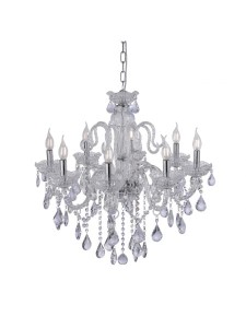 Lampa wisząca sufitowa GRACIA 8 - punktowa transparent PaulNeuhaus - 3081-00