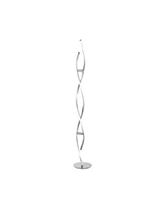 Lampa podłogowa stojąca POLINA 2 - punktowa srebrny PaulNeuhaus - 9140-55